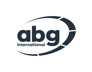 abg international logo blue grey